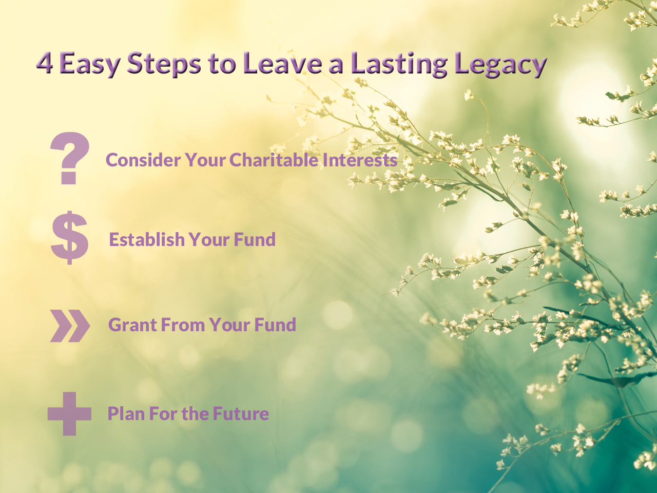 Create Your Own Fund Vancouver Foundation